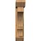 Ekena Millwork Balboa Slat Rough Sawn Bracket w/ Offset Brace, Western Red Cedar, 6"W x 24"D x 28"H BKT0604X24X28BOA06RWR - alternate 3